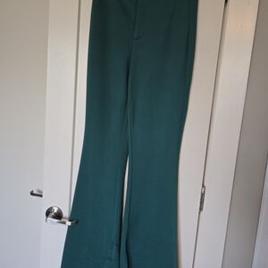 Teal Boot Cut Flare Pants